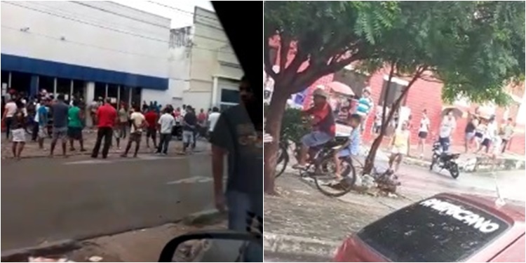 Vídeos mostram aglomerações em Teresina